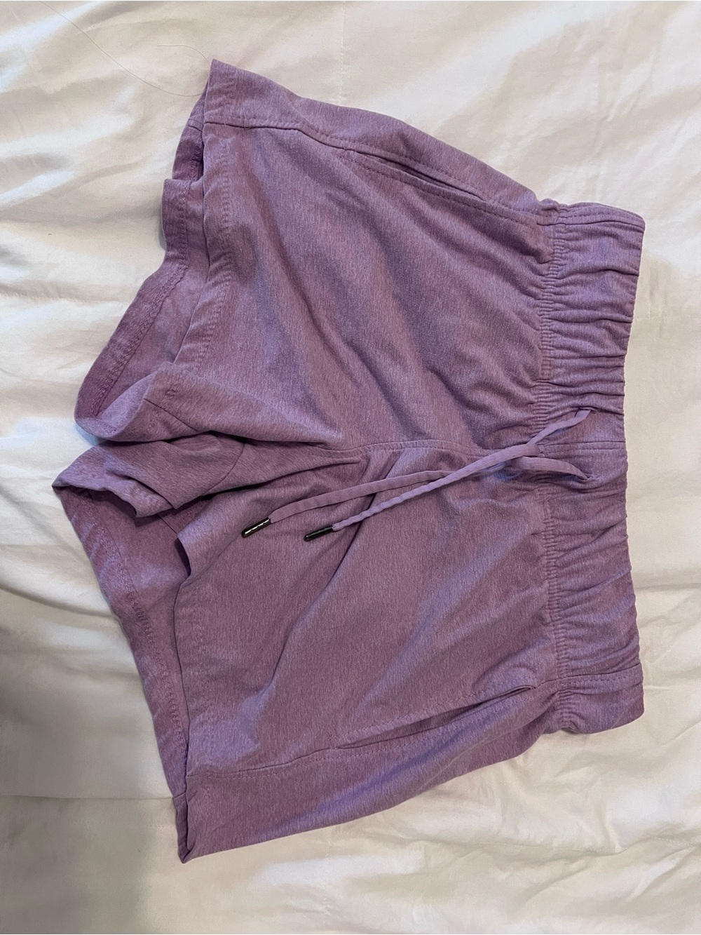 Athletic Works Lavender Drawstring Athletic Shorts